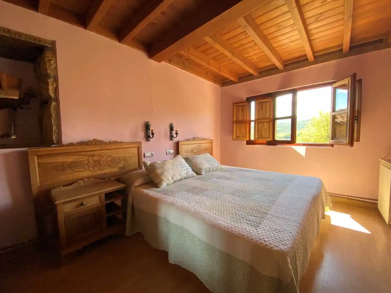 Dormitorio Casa Rural el Bohio (Asturias)