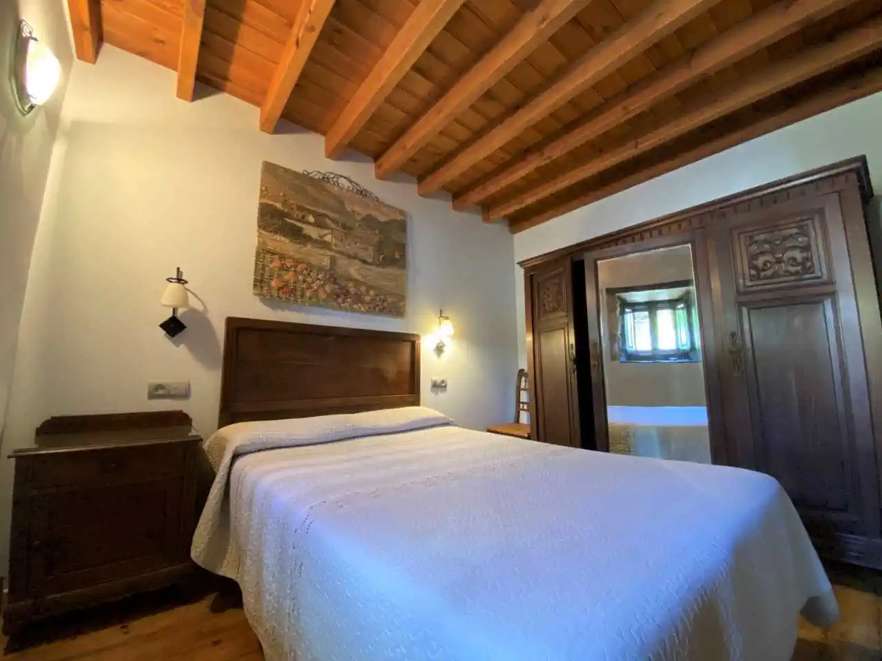 Dormitorio Casa Rural el Bohio (Asturias)
